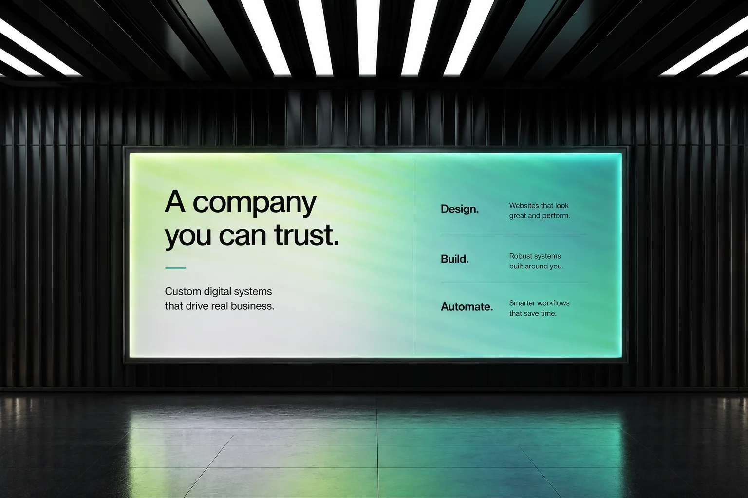 WeBuildLogic billboard
